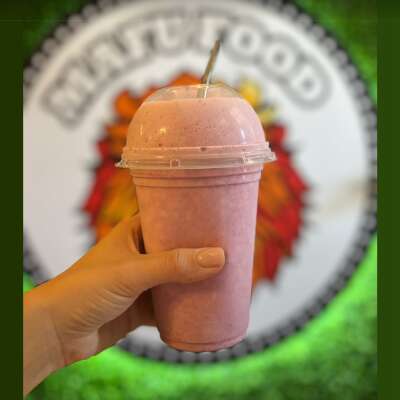 frutilla + frambuesa + proteina