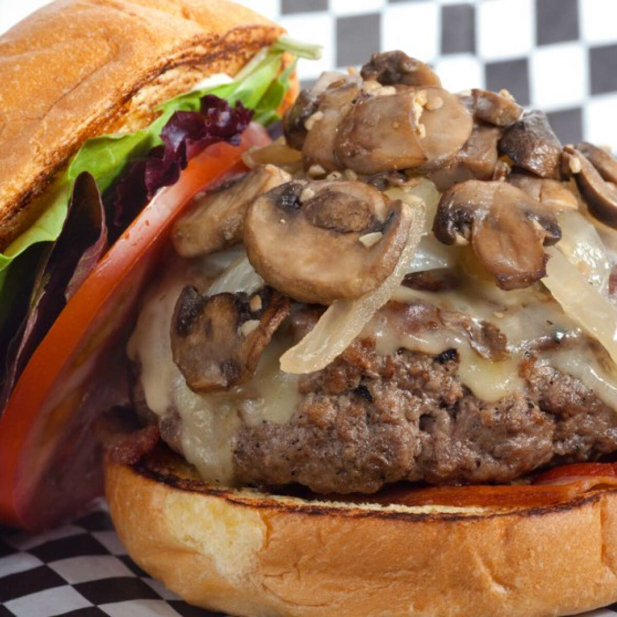 hamburguesa champiñion