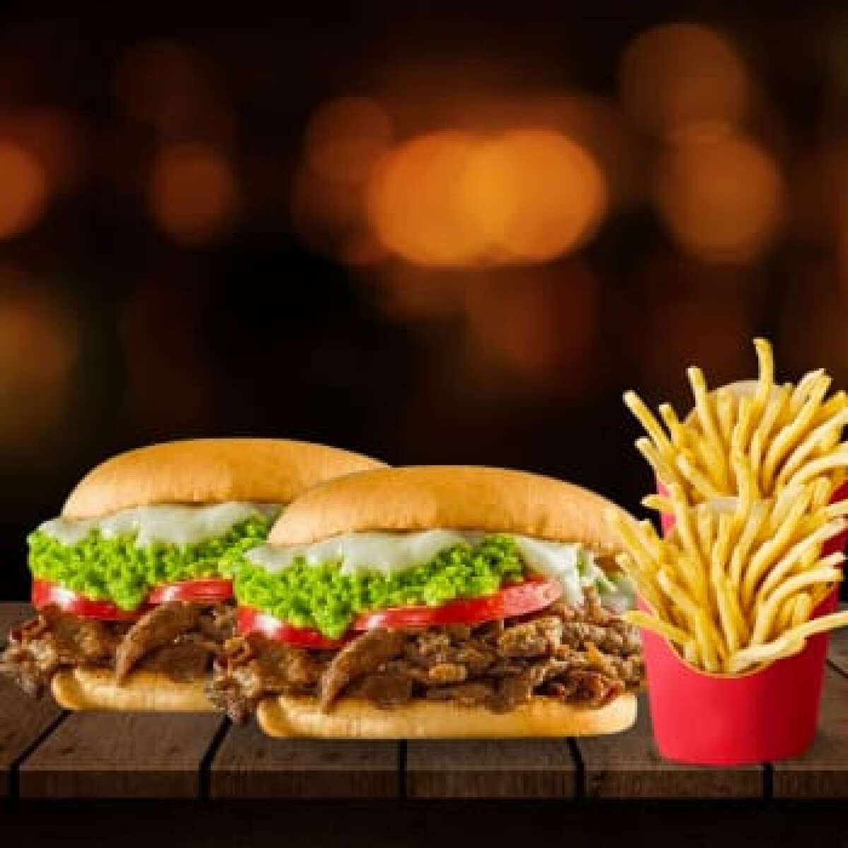 promo 2 churrasco+2  papas 